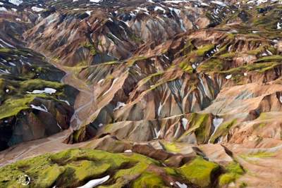 Захватывающие пейзажи Исландии, снятые с высоты птичьего полета. Фото