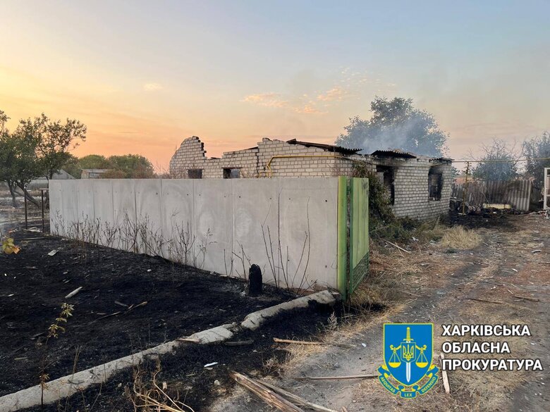 Обстріл с.Нижче Солоне на Харківщині 5 жовтня