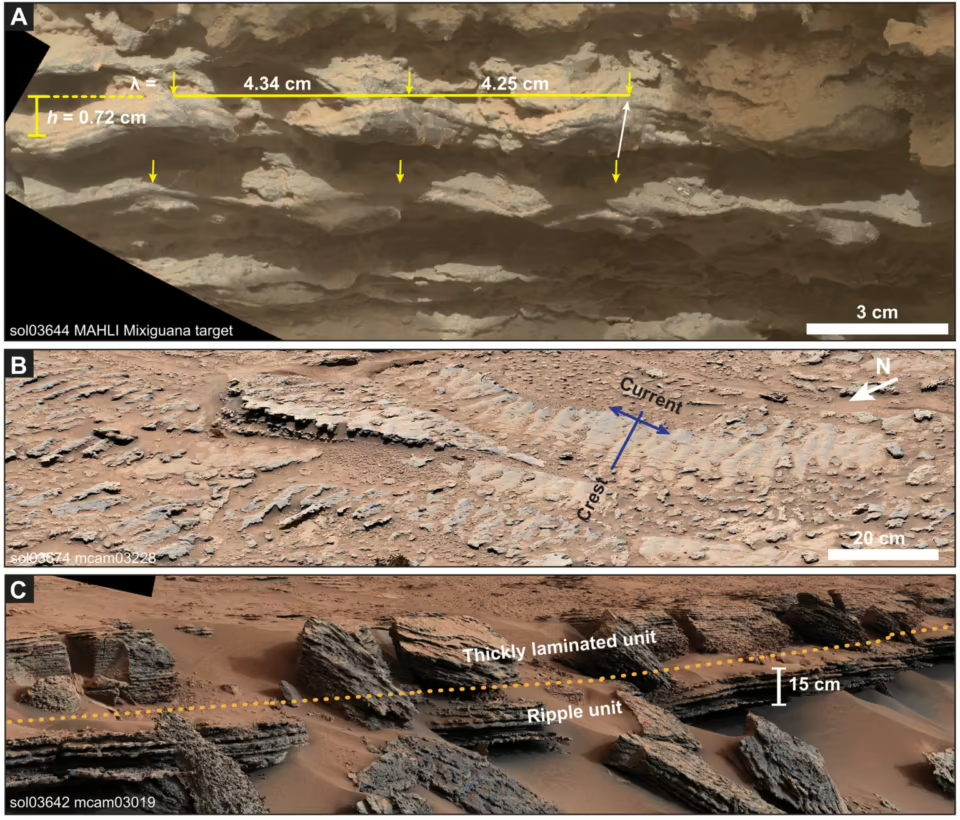 Ровер Curiosity обнаружил следы древних озер на Марсе