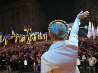 Юлия Тимошенко прибыла на Майдан поддержать митингующих предпринимателей