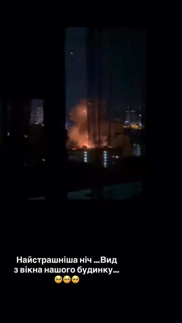 Ольга Сумська показала наслідки обстрілу поруч зі своїм будинком