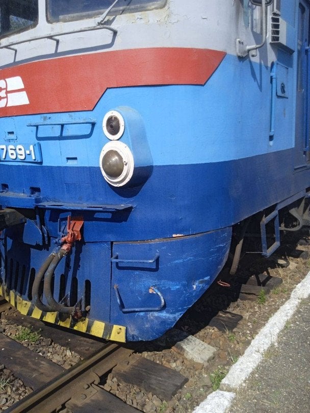 Дизельний потяг після ДТП / © Укрзалізниця