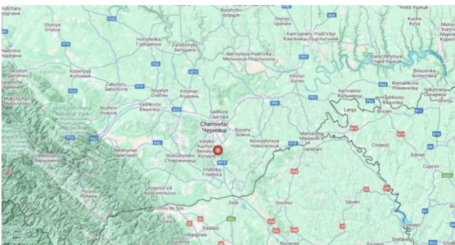 Біля Чернівців стався землетрус