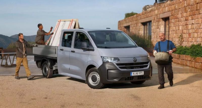 Volkswagen представила незвичайний пікап на базі VW Transporter T7