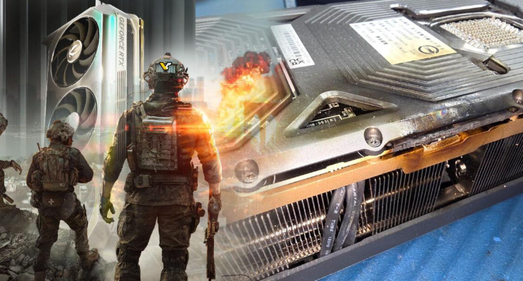 Найпотужніша і найдорожча відеокарта Nvidia загорілася прямо під час гри (фото)