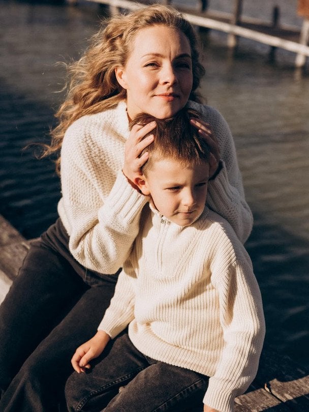 Олена Шоптенко з сином / © instagram.com/alena_shoptenko
