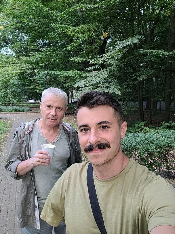 Костянтин Грубич із сином / © instagram.com/kostya_hrubych