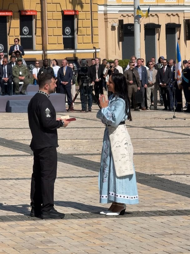 Джамала отримала орден княгині Ольги / © instagram.com/jamalajaaa