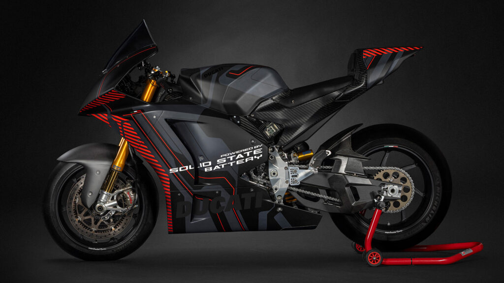 Ducati’s Electric Motorcycle Now Carries The Battery Tech Of Tomorrow