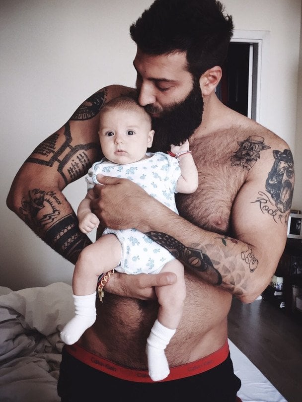 Даніель Салем з донькою / © instagram.com/daniel_jihad_salem