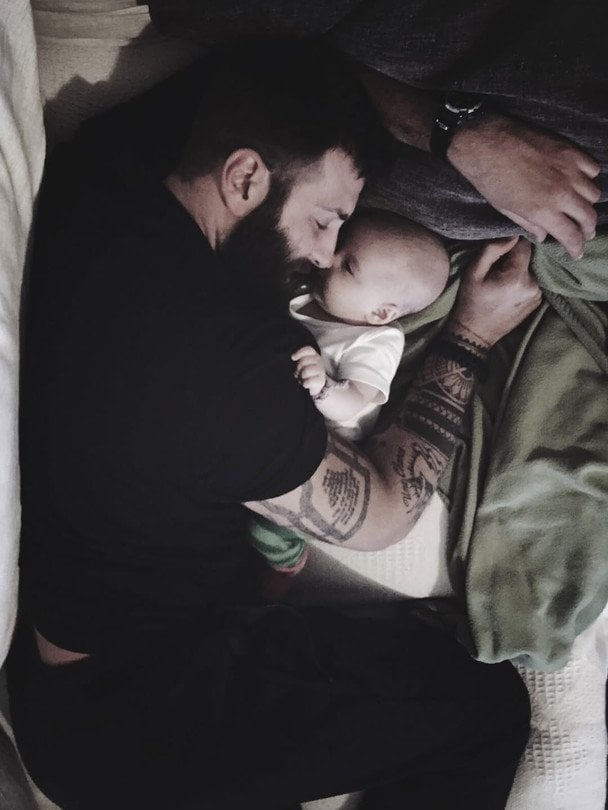 Даніель Салем з донькою / © instagram.com/daniel_jihad_salem