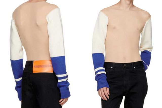 Прозрачный свитер от Calvin Klein за 1800 евро