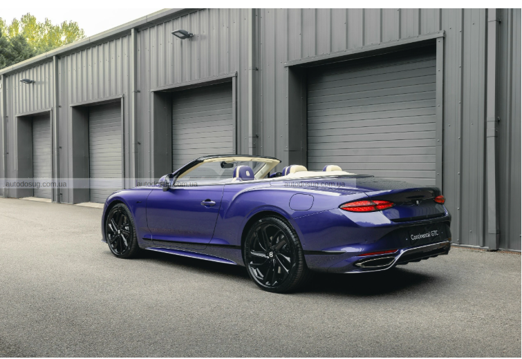 Фіолетовий шедевр Bentley Continental GTC Speed з кам’яною обробкою та 771 к.с. для справжніх цінителів розкоші