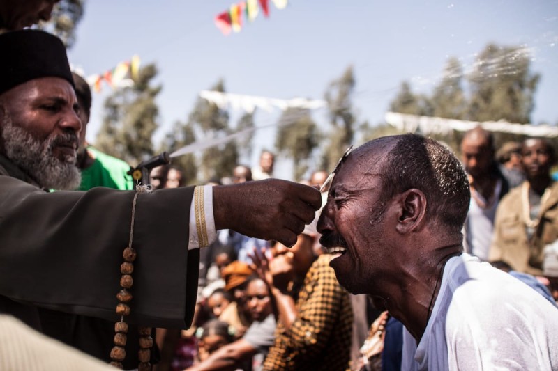 Обряд экзорцизма в Эфиопии