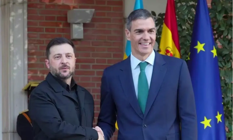 Іспанія гарантувала Україні мільярд євро щорічно та нові пакети ППО й економічної допомоги – Зеленський