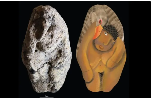 Задовго до Зевса і Леди: вчені знайшли фігурку птаха, що обіймає жінку