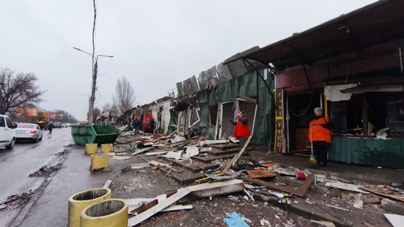 Як зараз виглядає точка прильоту КАБу в Запоріжжі (ФОТО, ВІДЕО)