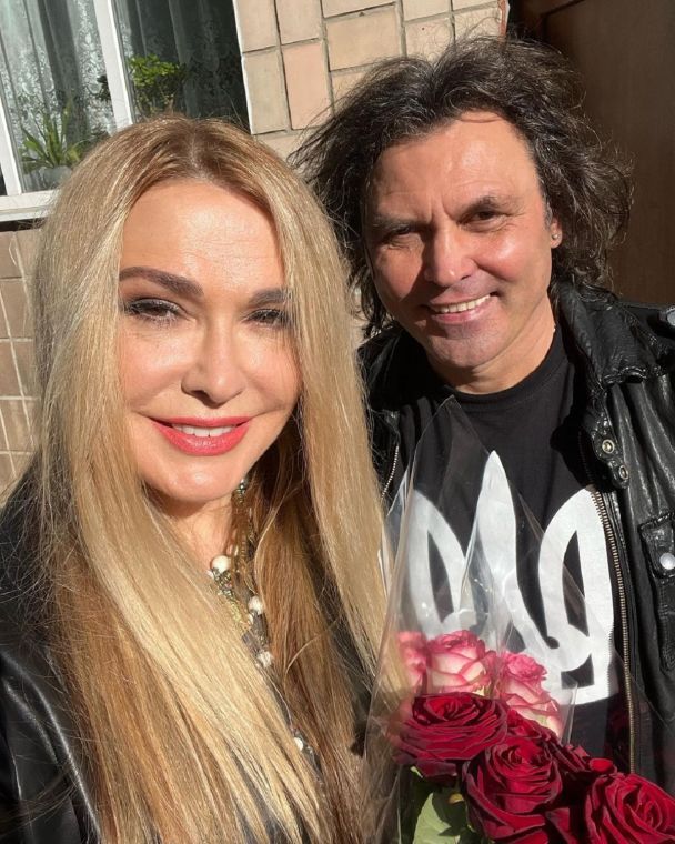 Ольга Сумська з чоловіком Віталієм Борисюком / © instagram.com/olgasumska