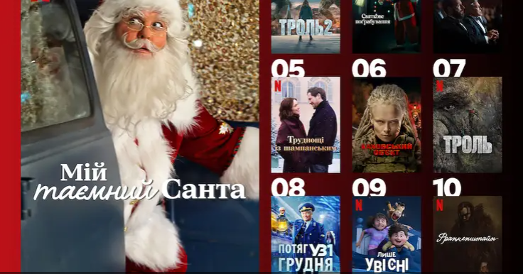 Одразу дві українські стрічки у топах Netflix: найпопулярніші фільми, які зараз дивляться усі