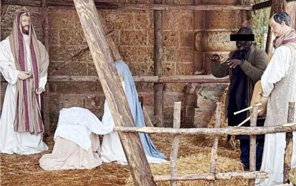 Злочинець в Італії намагався сховатися у різдвяному вертепі