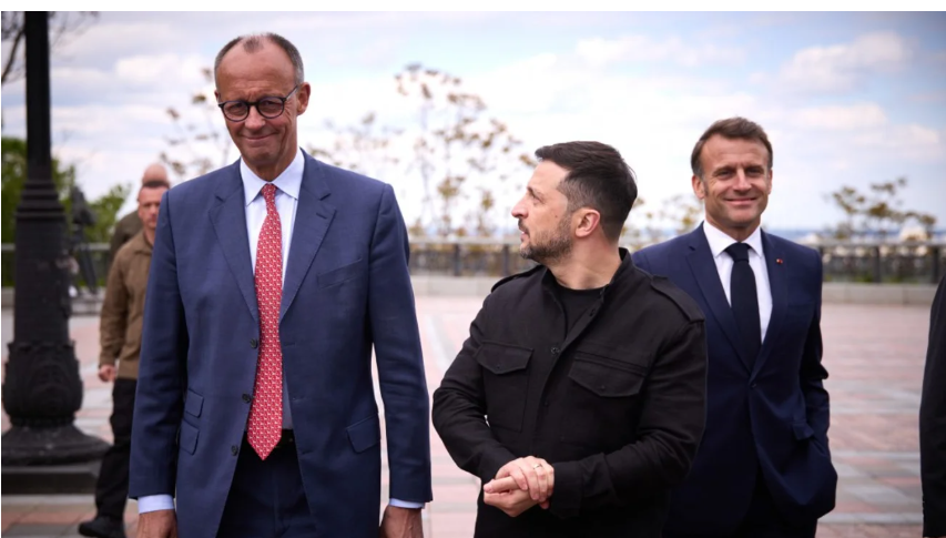 Мерц та Макрон попередили Зеленського, що США можуть «зрадити» Україну і Європу — Spiegel