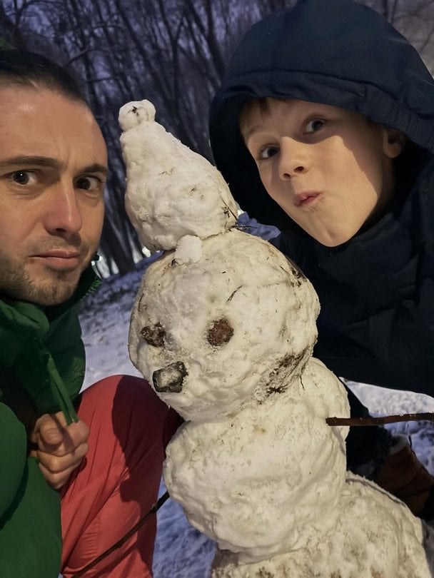 Тарас Тополя з&nbsp;сином / &copy; instagram.com/tarastopolia