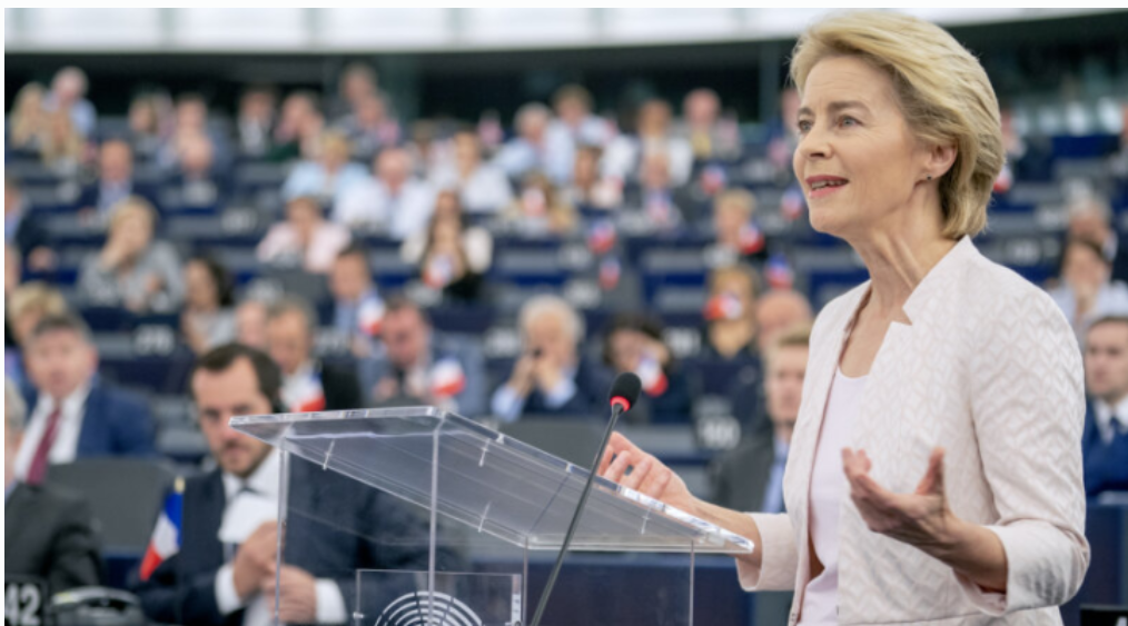 Фон дер Ляєн закликала Європу взяти відповідальність за безпеку та підтримати Україну