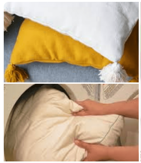 Жовті плями на подушках зникли за 1 прання: замочила їх у воді ось з цим – тепер білосніжні, як у готелі