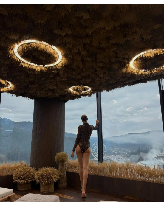 Леся Нікітюк поділилася кадрами свого релаксу в Буковелі