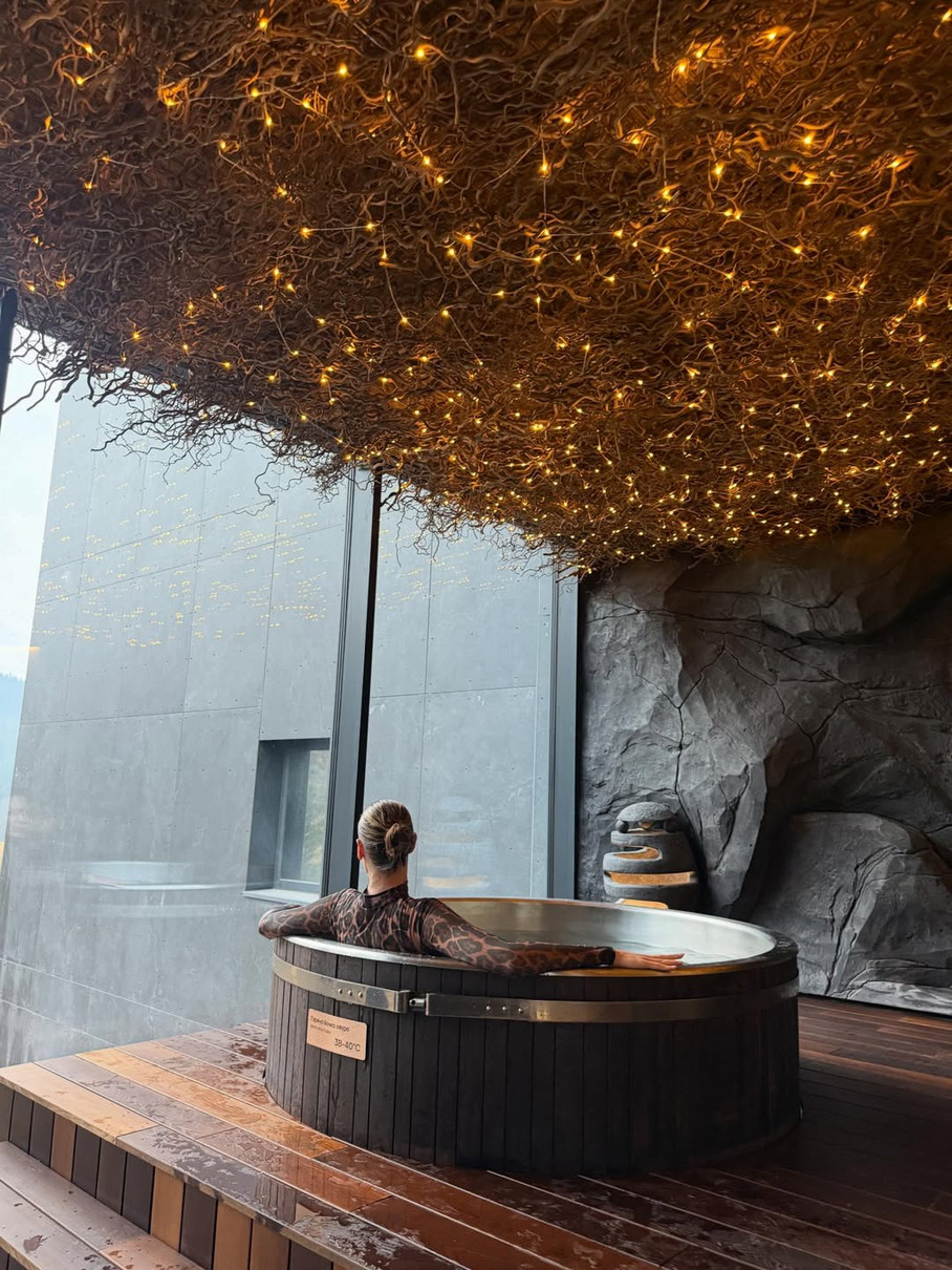 Леся Нікітюк поділилася кадрами свого релаксу в Буковелі