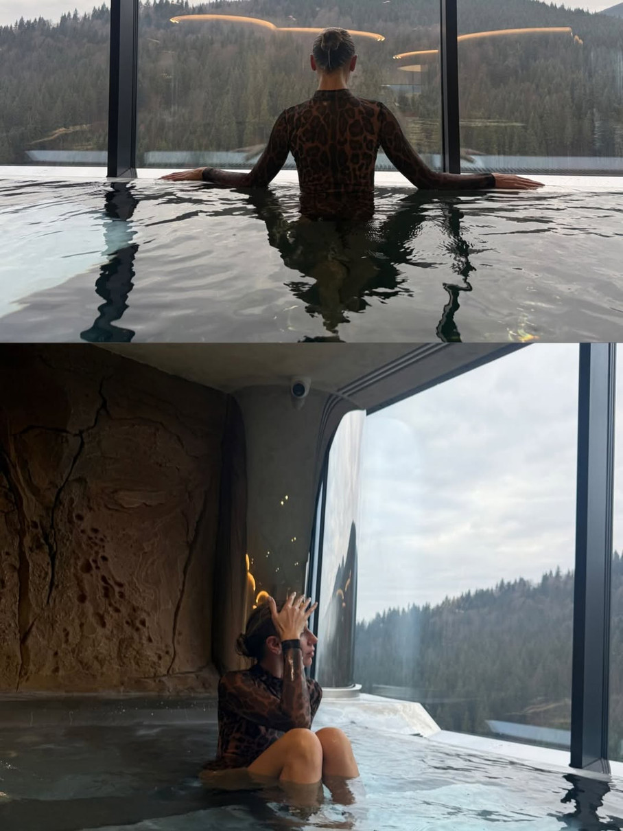 Леся Нікітюк поділилася кадрами свого релаксу в Буковелі