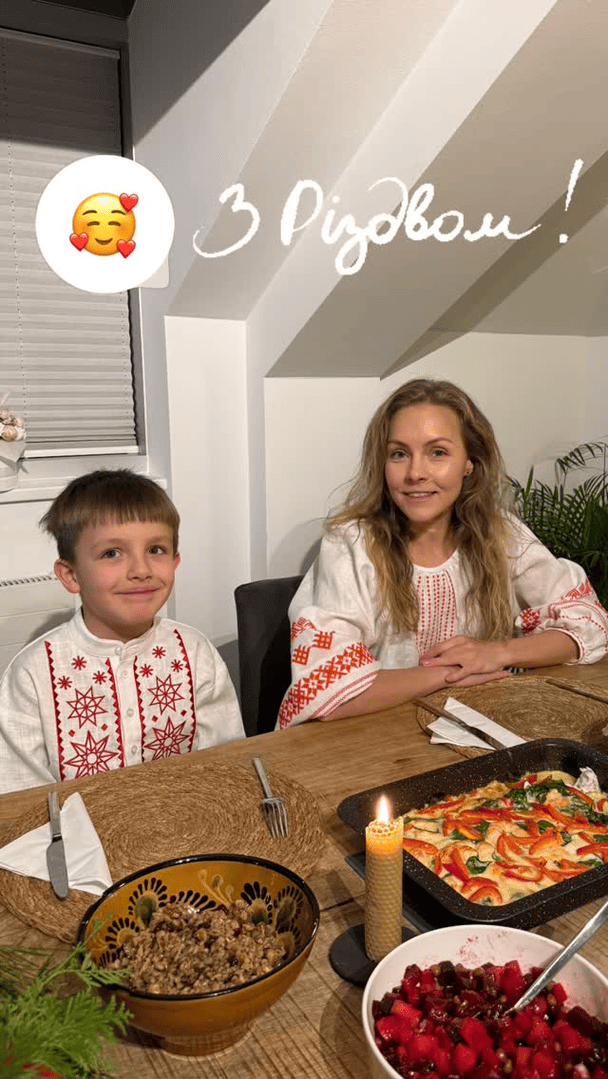 Олена Шоптенко з сином / &copy; instagram.com/alena_shoptenko