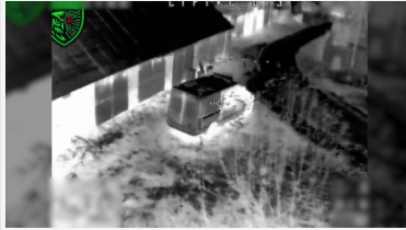 Прикордонники показали знищення ворожого складу боєприпасів на Південно-Слобожанському напрямку (ВІДЕО)