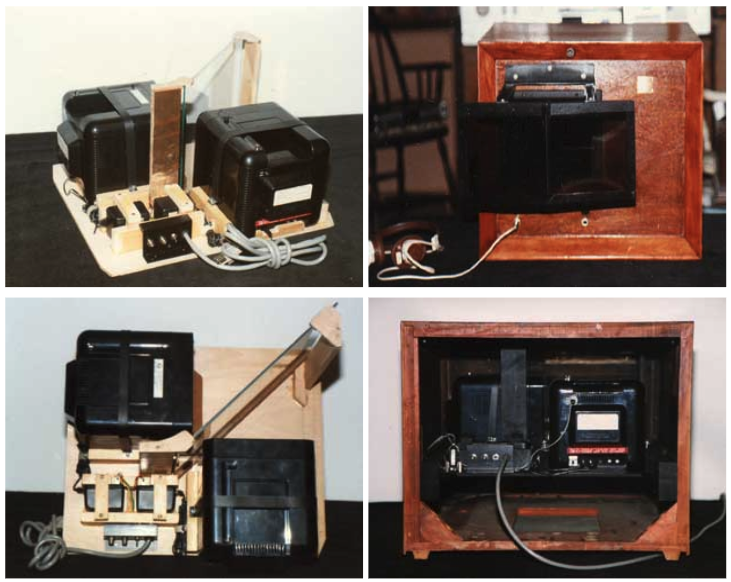 Так виглядає розташування елементів у телевізорі: досить проста та оригінальна реалізація. Враховуючи, що цього пристрою понад 70 років