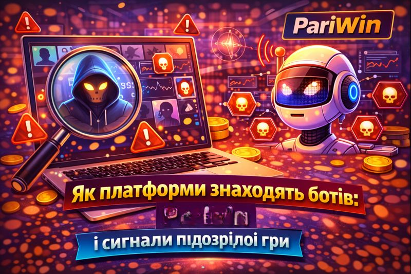 Як платформи знаходять ботів: PariWin і сигнали підозрілої гри