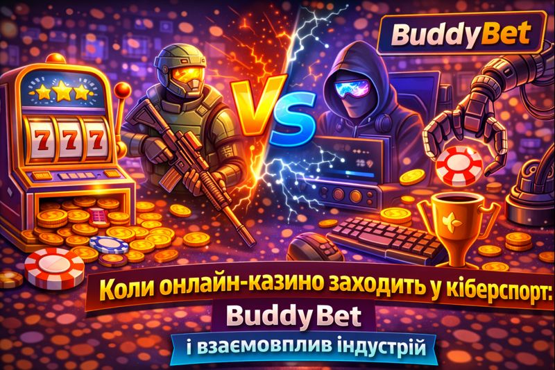 Коли онлайн-казино заходить у кіберспорт: Buddy Bet і взаємовплив індустрій