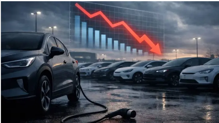 Реєстрація електромобілів у США вперше за десятиліття продемонструвала падіння через скасування податкових пільг