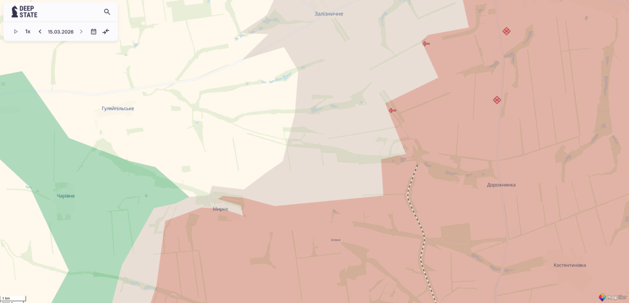 Фрагмент мапи DeepState