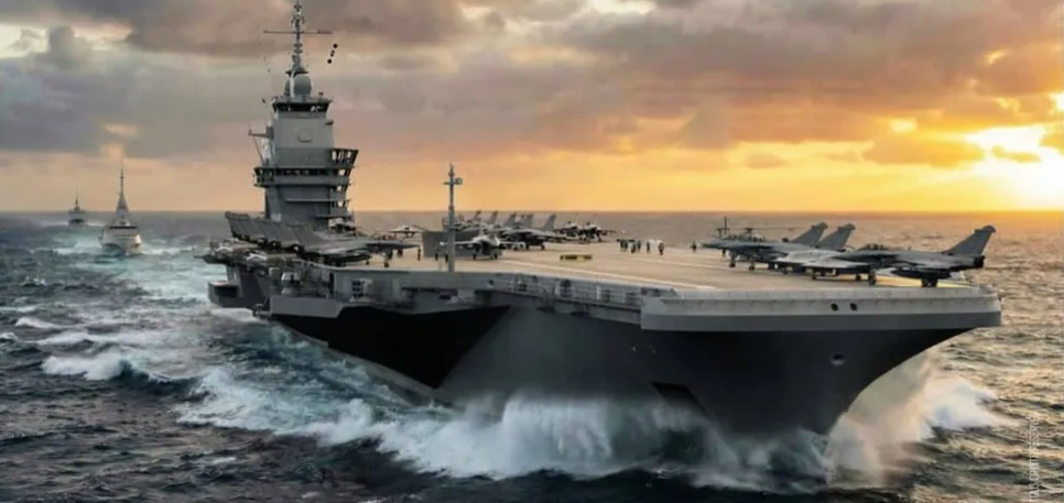 "Дух опору": Макрон оголосив назву і вартість нового гігантського атомного авіаносця Франції