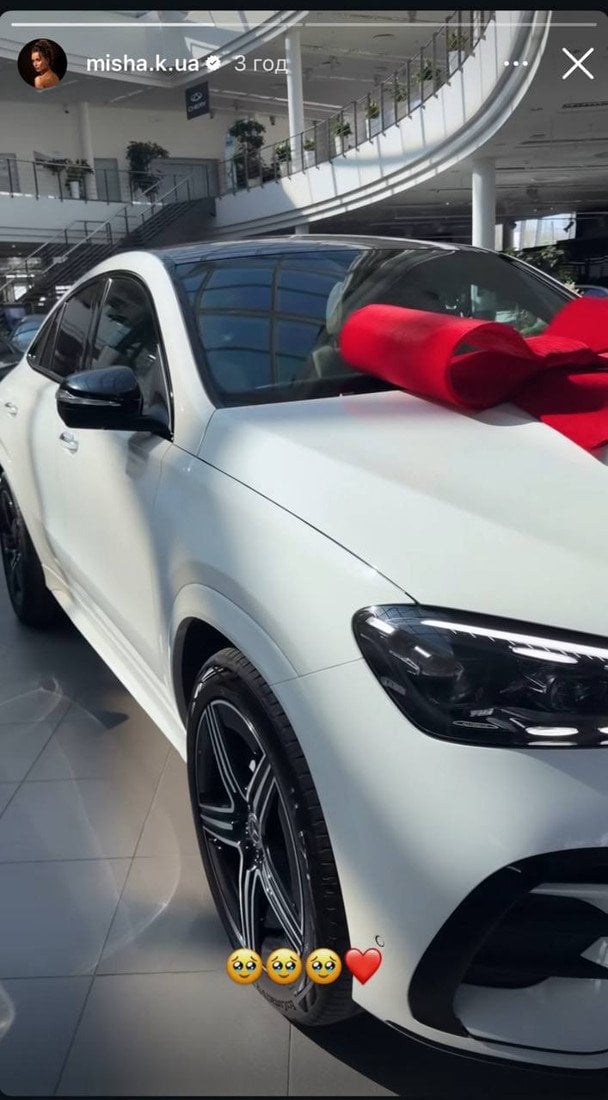 Сториз Ксенії Мішиної / &copy; instagram.com/misha.k.ua