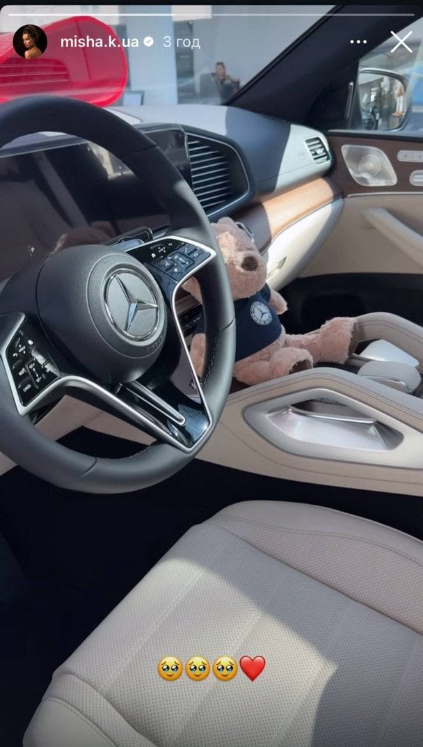 Сториз Ксенії Мішиної / &copy; instagram.com/misha.k.ua