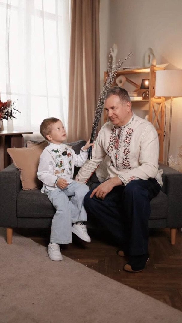 Юрій Горбунов з&nbsp;сином / &copy; instagram.com/kosadcha