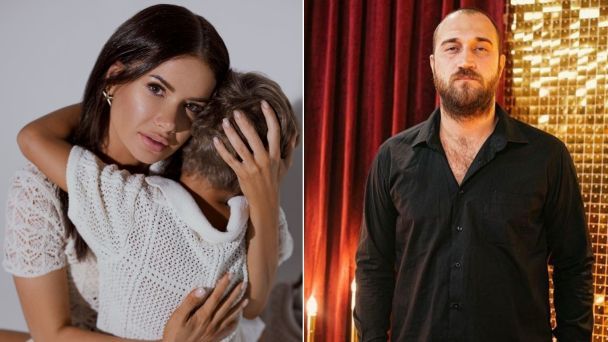 Аліна Шаманська з сином, Руслан Ханумак