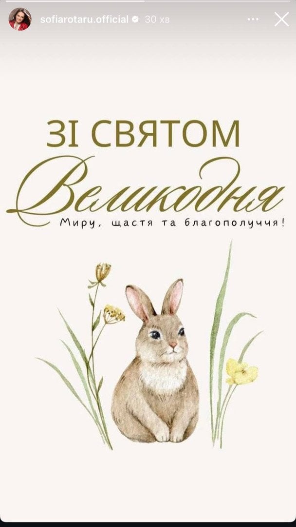 Допис Софії Ротару / &copy; instagram.com/sofiarotaru.official