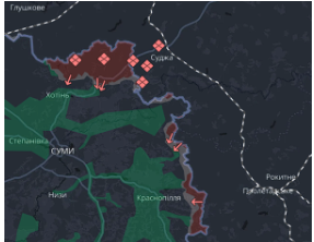 Росія створює буферну зону на Сумщині: аналітики DeepState зафіксували просування ворога
