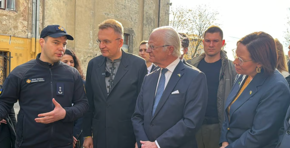 Візит короля Швеції до Львова: переговори про Gripen та зустріч із Зеленським