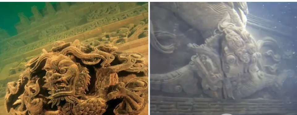 У Китаї на дні озера знайшли затоплене 600-річне місто: чим воно здивувало вчених