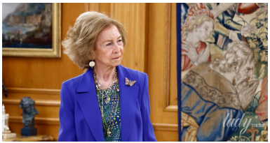 В яскравому жакеті та туфлях на підборах 87-річна королева Софія відвідала аудієнцію (фото)