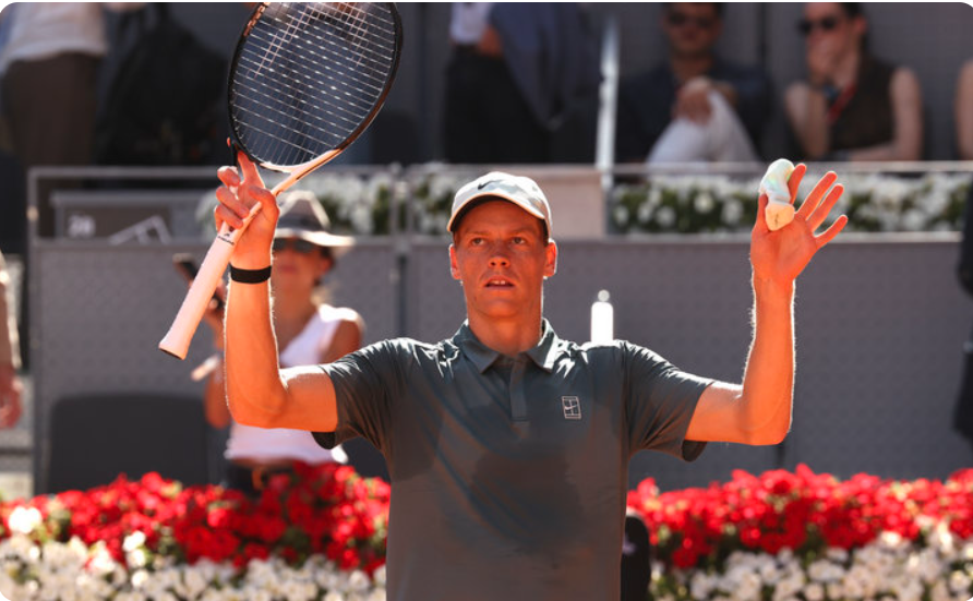 Яннік Сіннер про рекордну серію перемог, вірус у Мадриді та порівняння з «Великою трійкою»