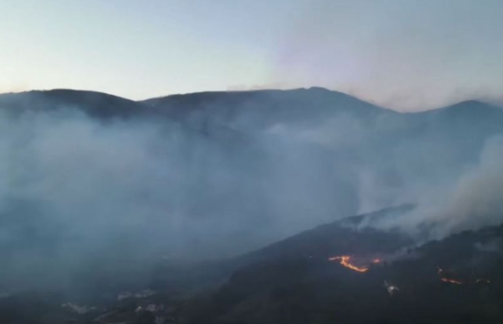 У Тоскані евакуювали близько 3000 мешканців через лісову пожежу, яку роздуває сильний вітер (ВІДЕО)